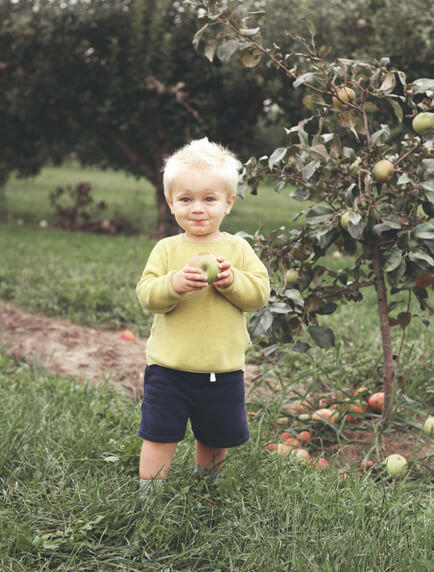 Child with Apple Tree